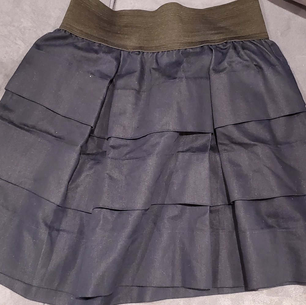 Jean mini skirt
